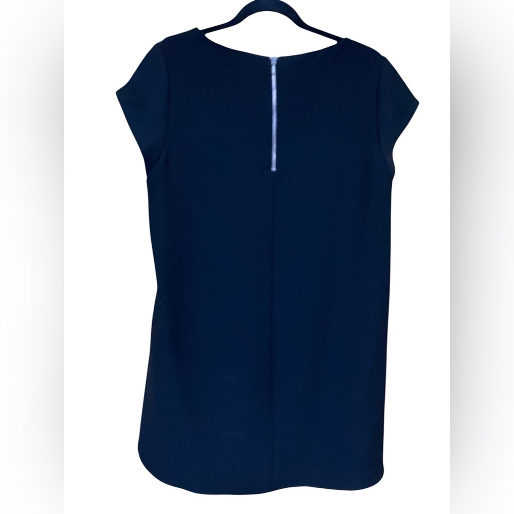 Trina Turk Burgandy & Black Colorblock Dress in Size 8. - Picture 2 of 11